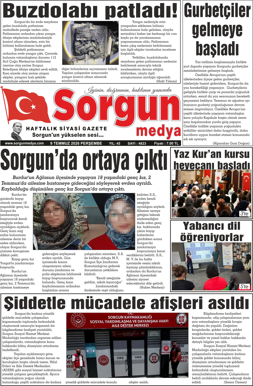 09 Temmuz 2026 tarihli sayımız.