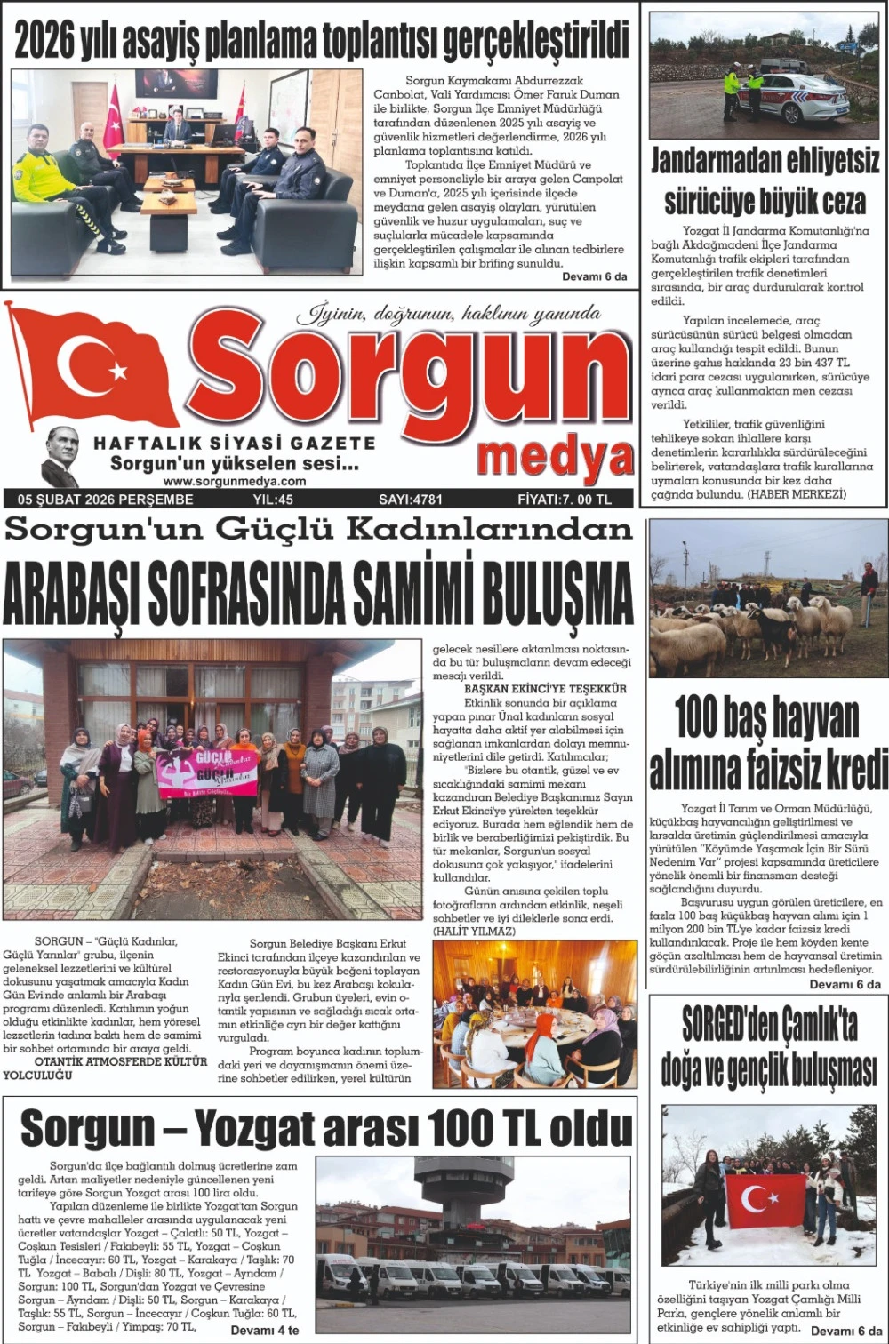 05 Şubat 2026 tarihli sayımız.