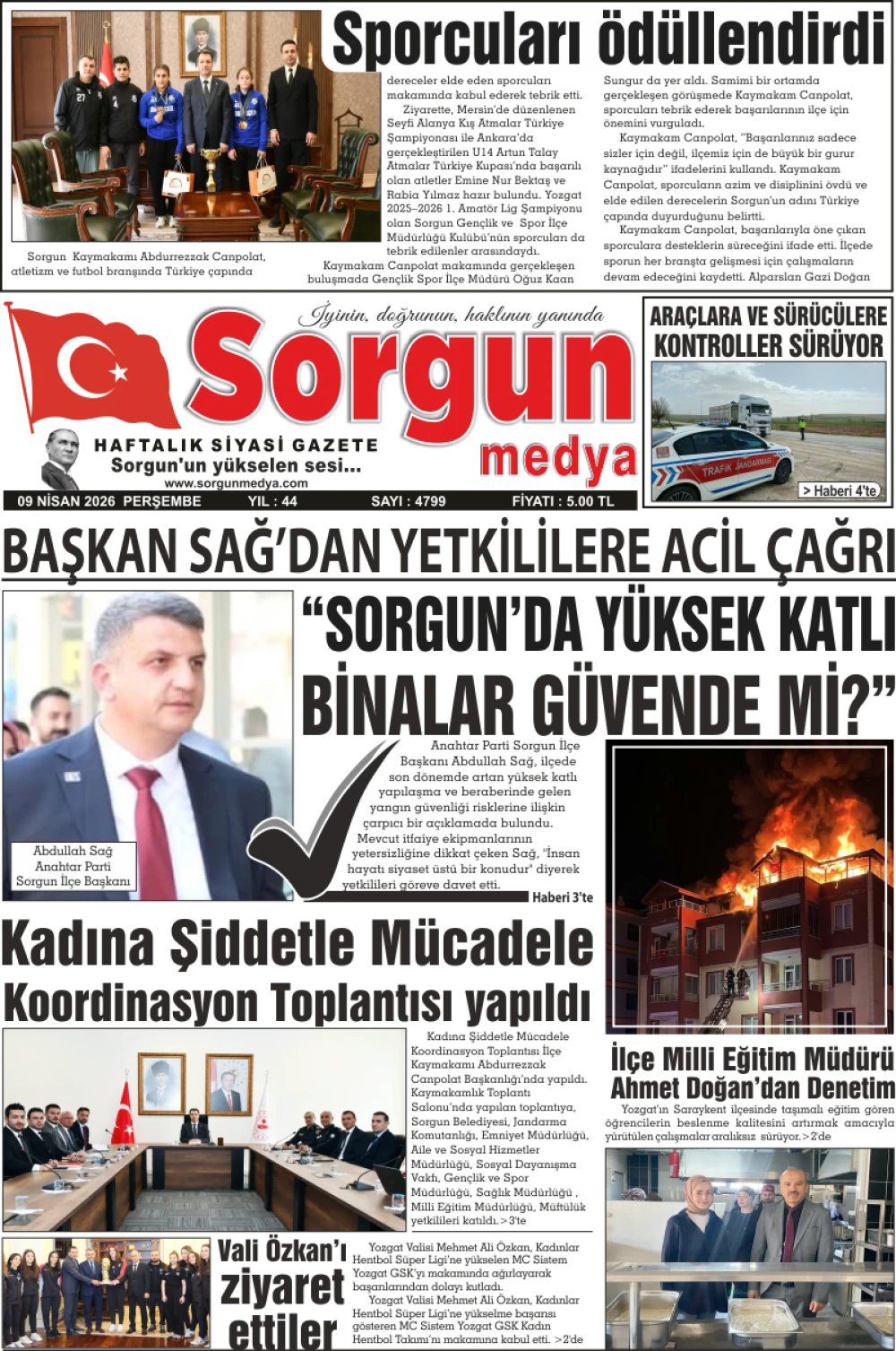 09 Nisan 2026 tarihli sayımız.