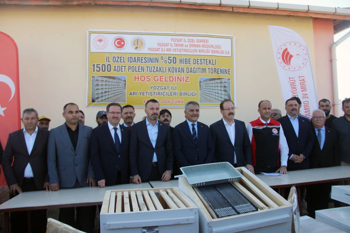 100 arıcıya 1500 kovan desteği