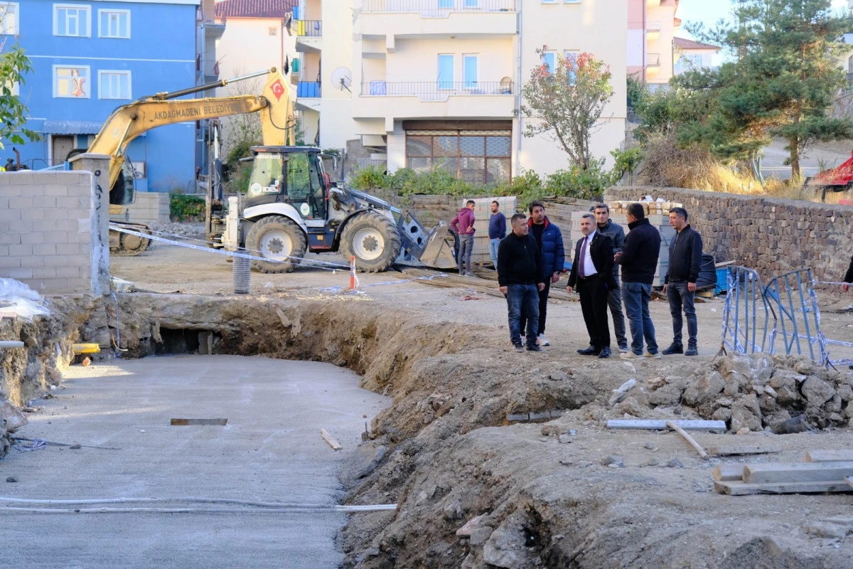 Akdağmadeni’nde altyapı çalışmaları