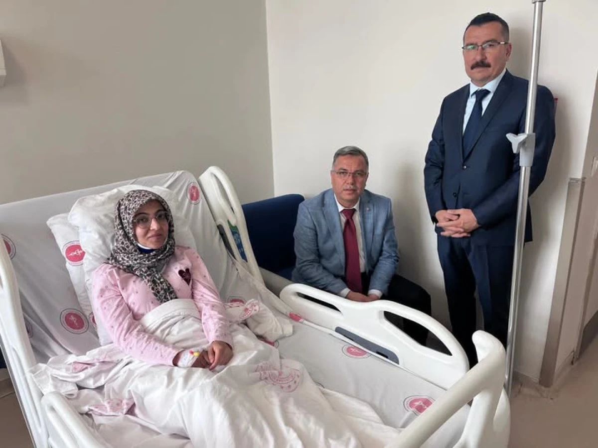 Altınkaynak&rsquo;tan ge&ccedil;miş olsun ziyareti