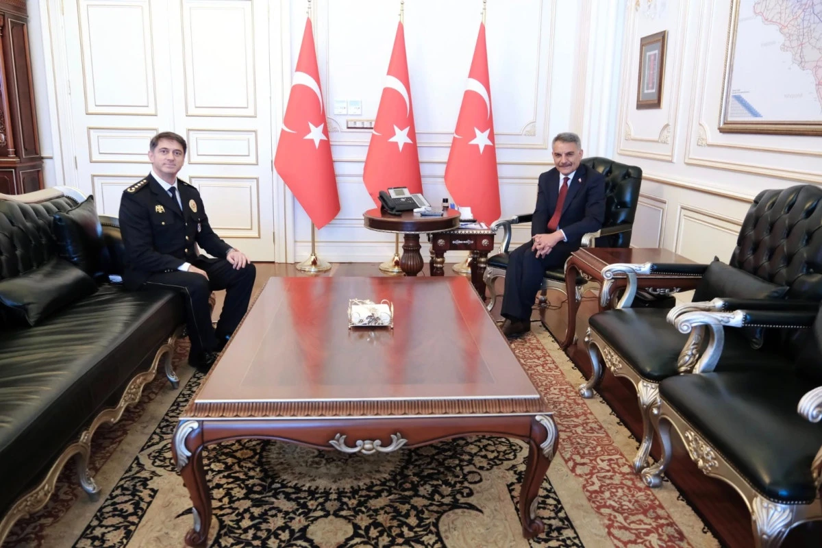 EMNİYET MÜDÜRÜ KOÇ’DAN VALİYE İLK ZİYARET