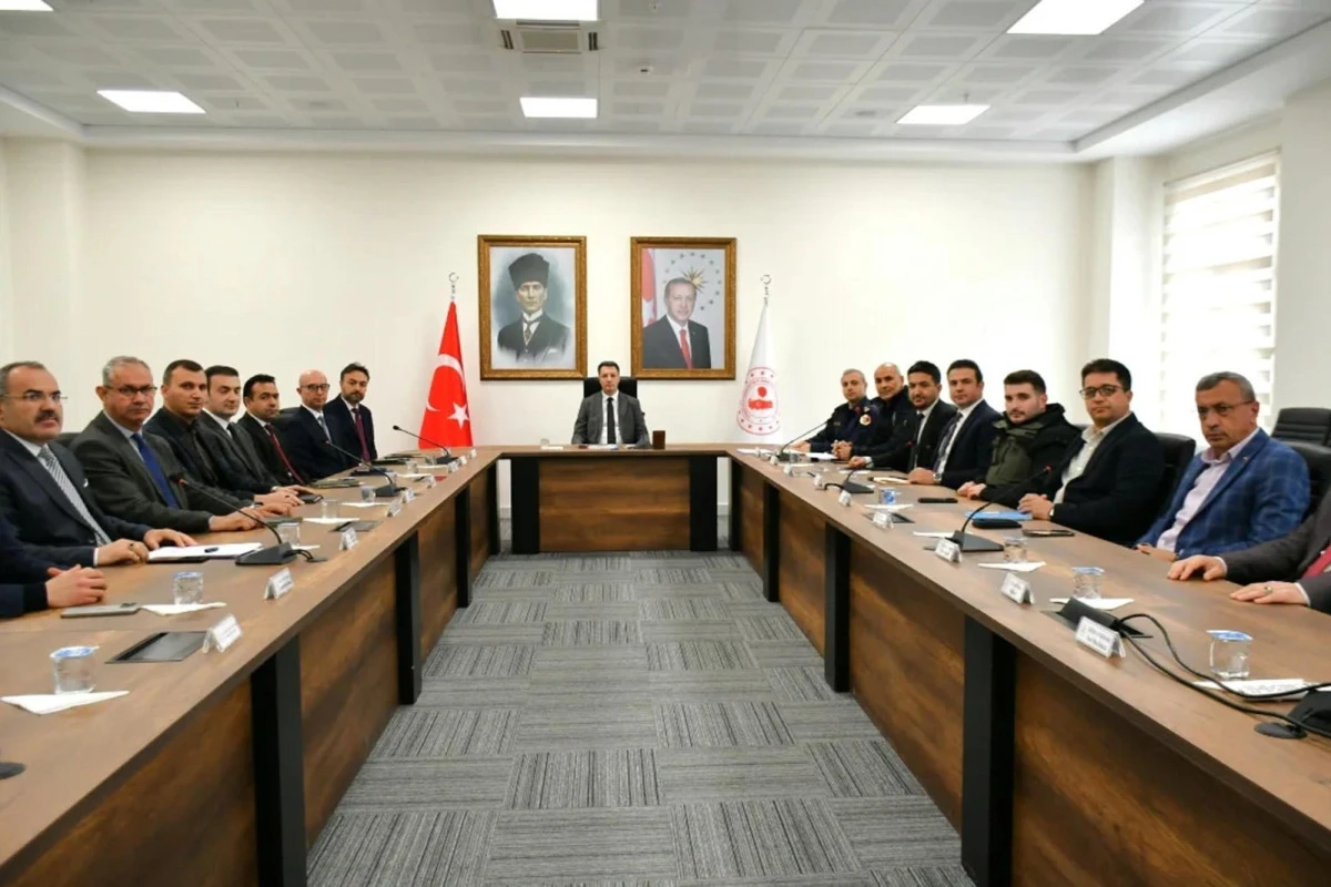 İl&ccedil;e G&uuml;venlik Kurulu toplandı