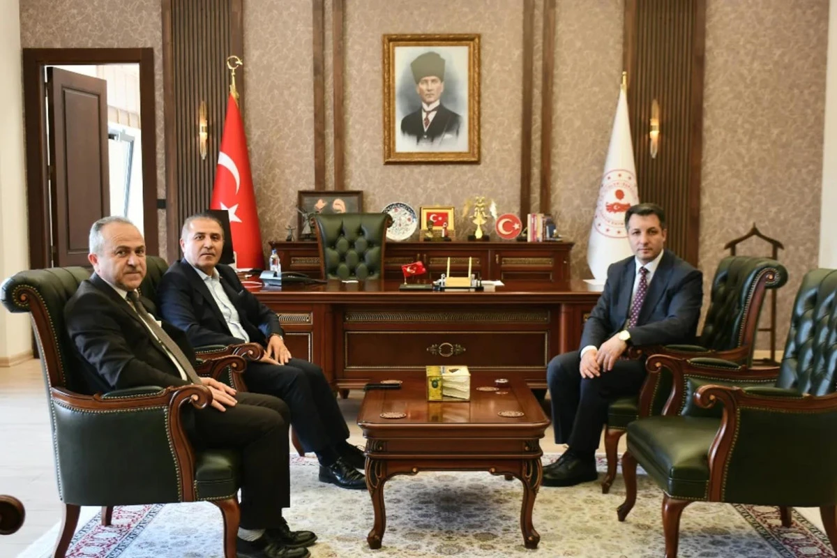 İnsan Hakları &Uuml;yesi A&ccedil;an&rsquo;dan Kaymakam Canpolat&rsquo;a ziyaret