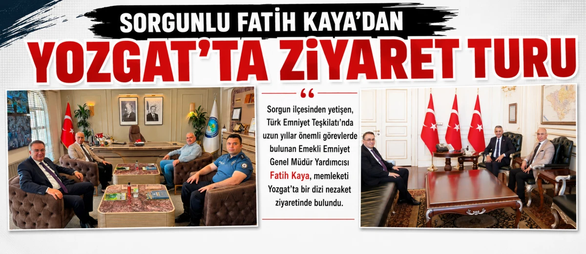 Kaya'dan nezaket ziyareti