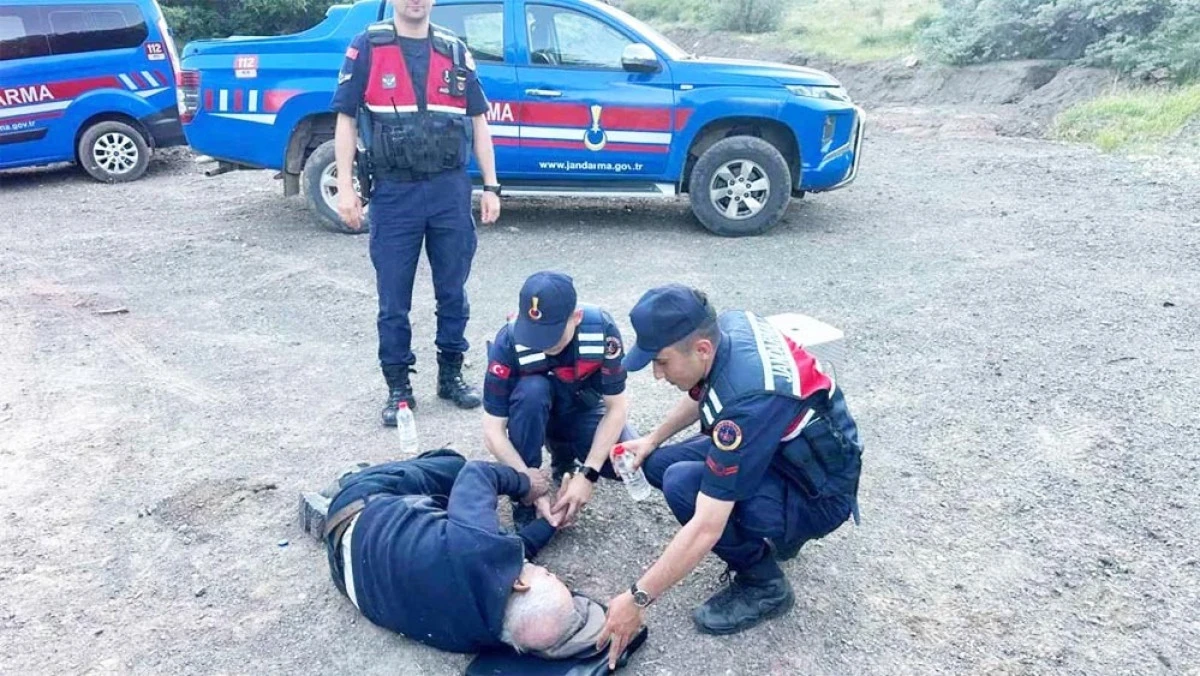 Kaybolan şahsı jandarma buldu