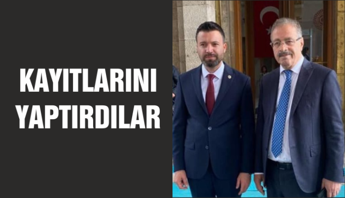 Kayıtlarını tamamladılar 