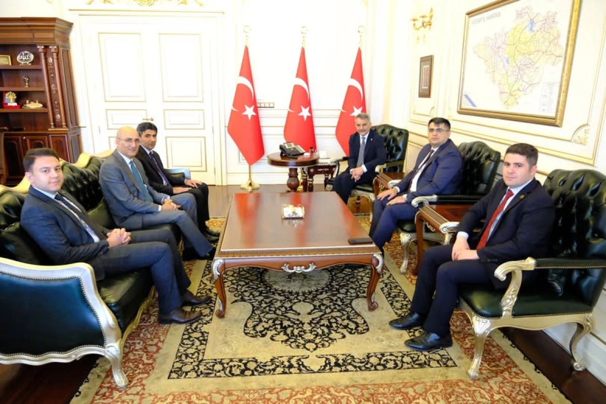 Kaymakam Aydın’dan Vali Özkan’a ziyaret