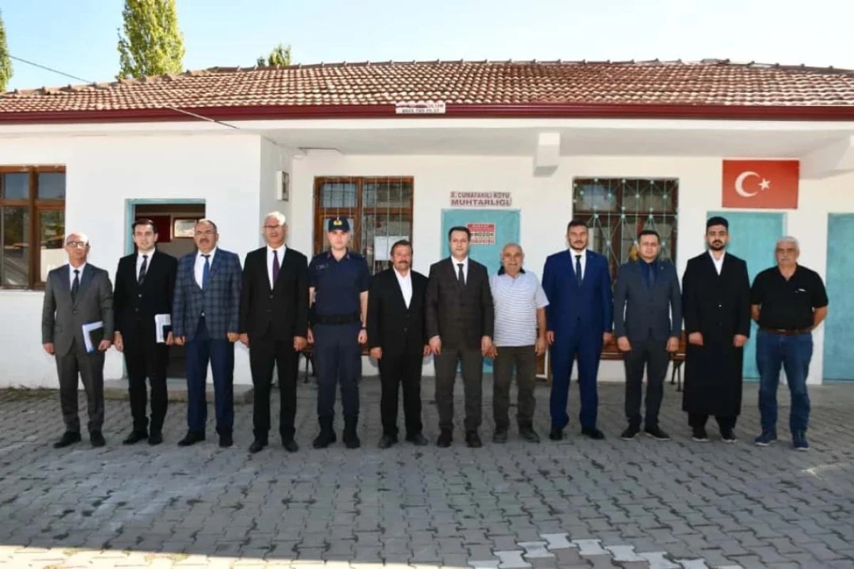 Kaymakam Canpolat Aşağı Cumafakılı köyünü ziyaret etti