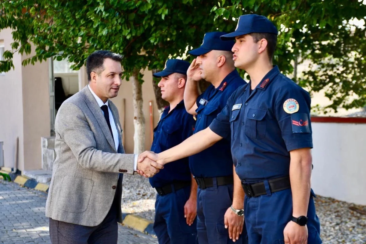 Kaymakam Canpolat ziyaretlerini sürdürüyor