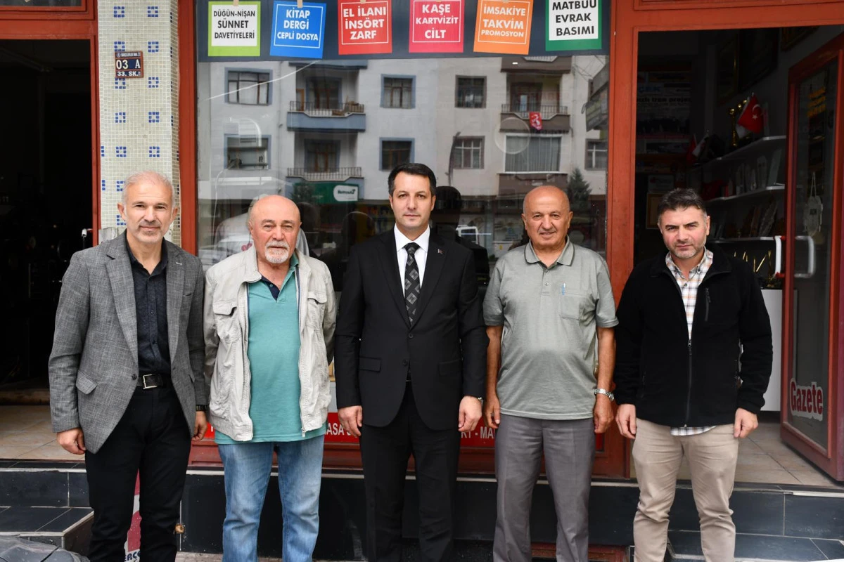 Kaymakam Canpolat’tan gazetemize ziyaret