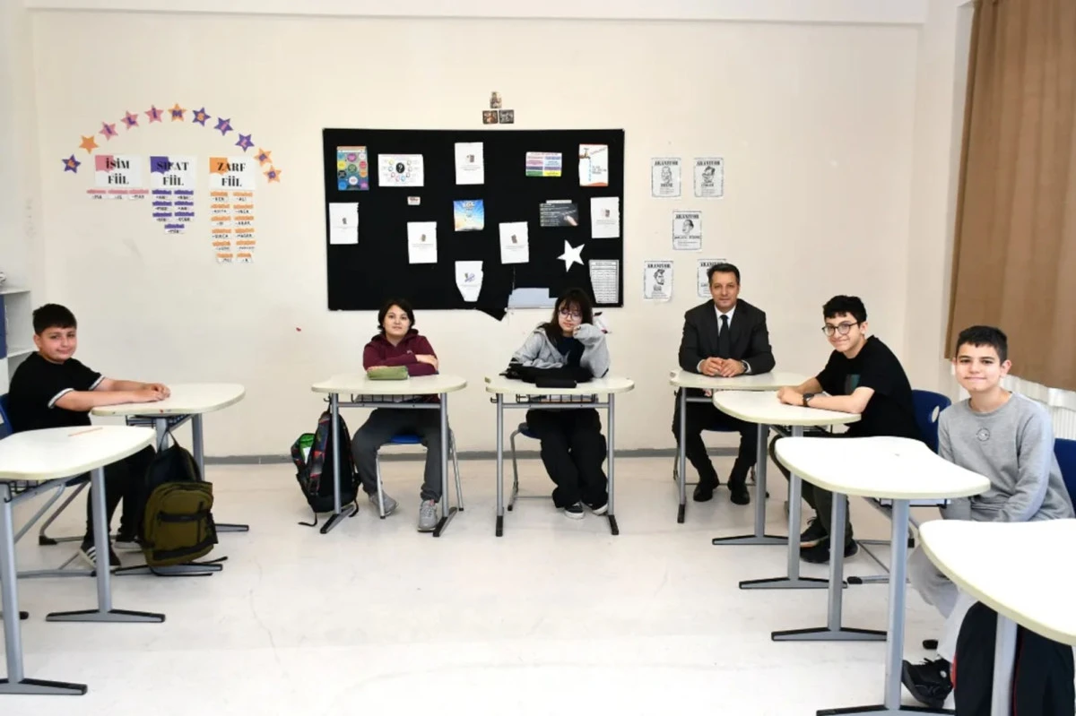 Kaymakam Canpolat&rsquo;tan Mektebim Koleji&rsquo;ne ziyaret