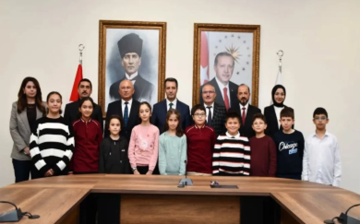 Kaymakam Conpolat, BİLSEM öğrencilerini ağırladı