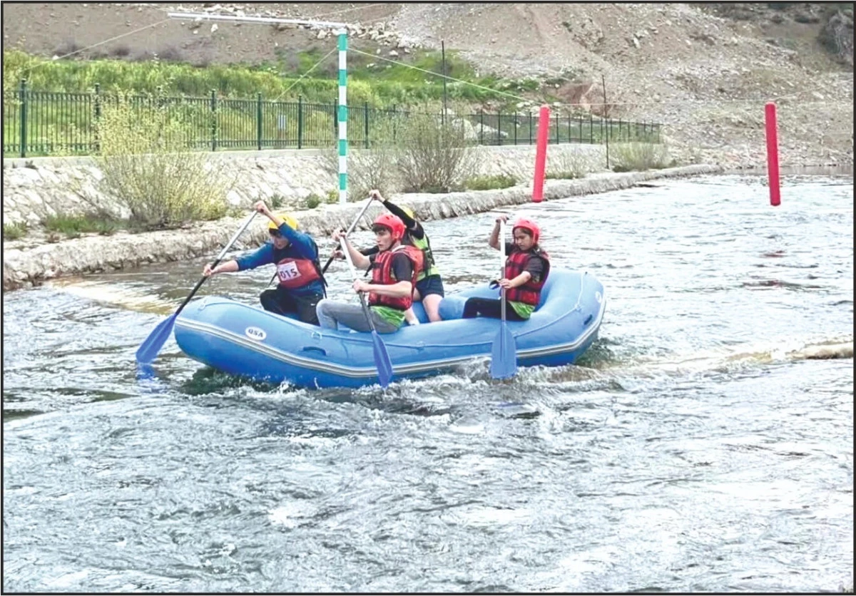 Liseler arası rafting m&uuml;sabakaları tamamlandı