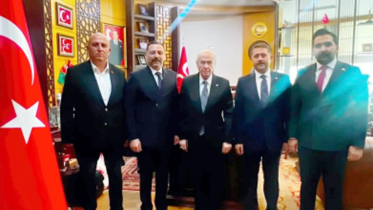 MHP ekibi Bah&ccedil;eli&rsquo;yi  ziyaret etti