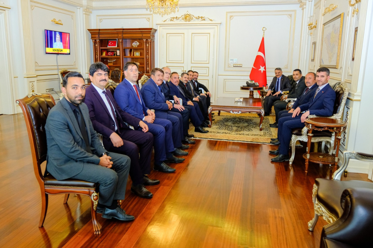 MHP teşkilatından Vali Özkan’a ziyaret