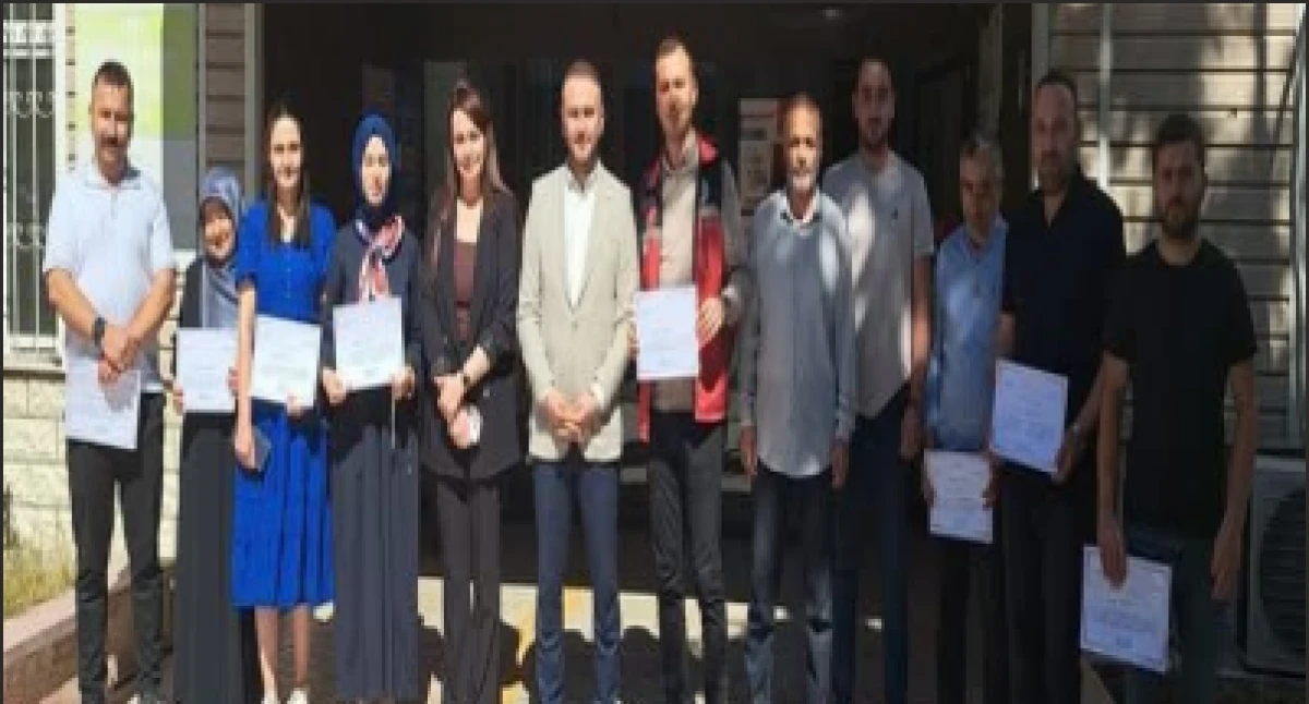 Personele teşekk&uuml;r belgesi verildi