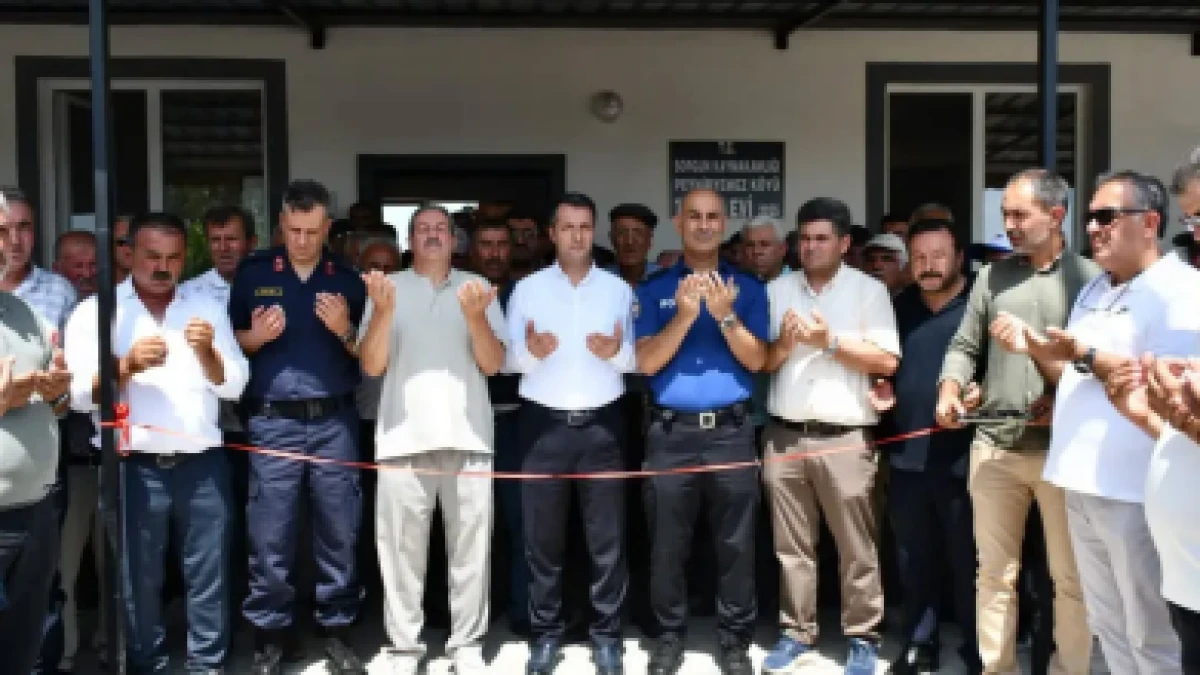 PEYNİRYEMEZ K&Ouml;Y&Uuml; TAZİYE EVİNE KAVUŞTU