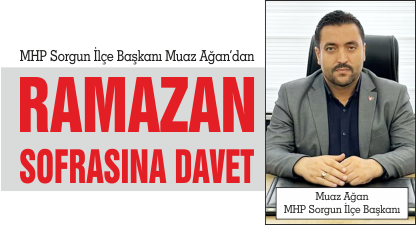RAMAZAN SOFRASINA DAVET