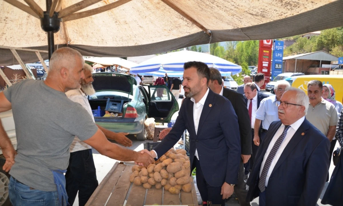 Şahan’dan Aydıncık ve Baydiğin’e ziyaret