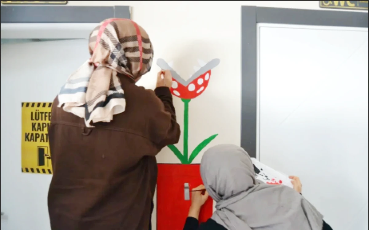 SORGED duvarları renklendirdi