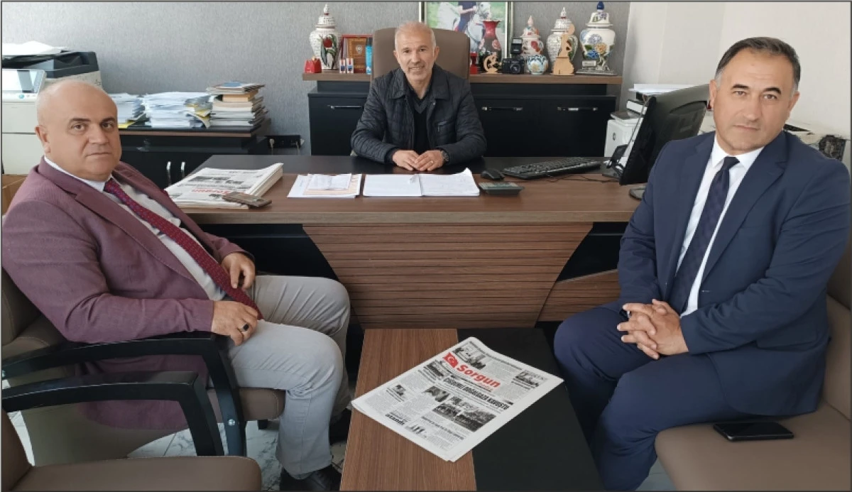 Sorgun SGK Müdürü’nden Gazetemize Ziyaret