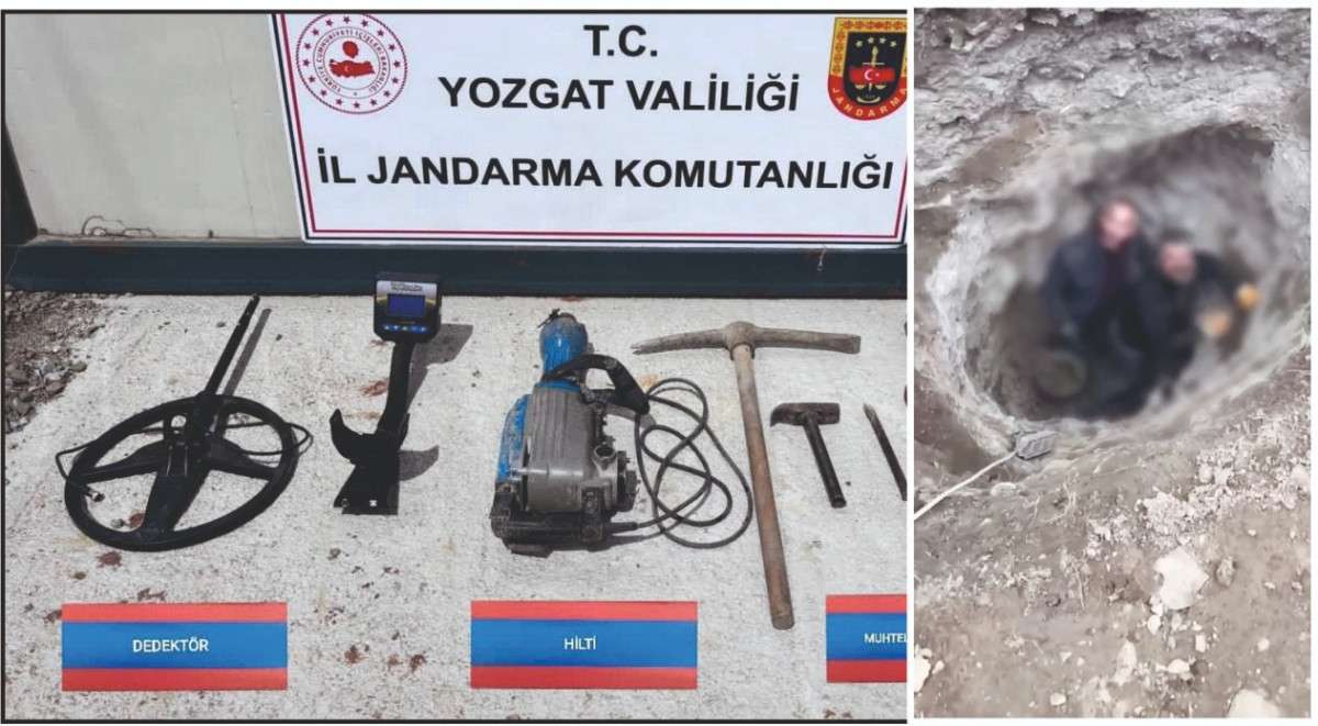 Sorgun’da kaçak kazıya suçüstü