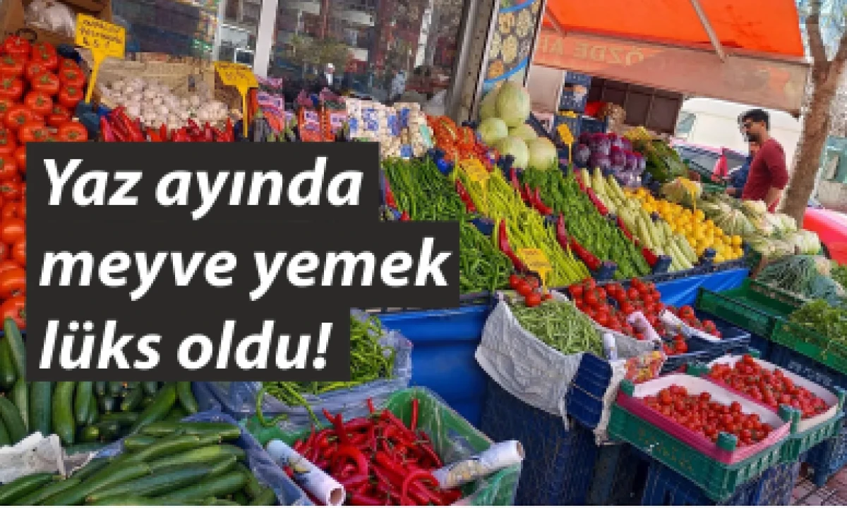 Sorgun'da vatandaş da Manav da şikayetçi