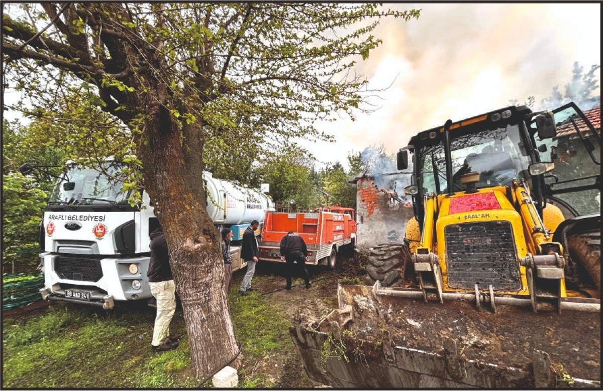 Sorgun&rsquo;da Yangın Paniği