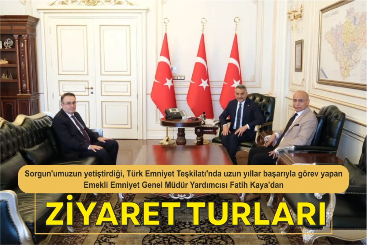 Sorgun'un yetiştirdiği değerlerden biri olan Fatih Kaya'dan ziyaret turları