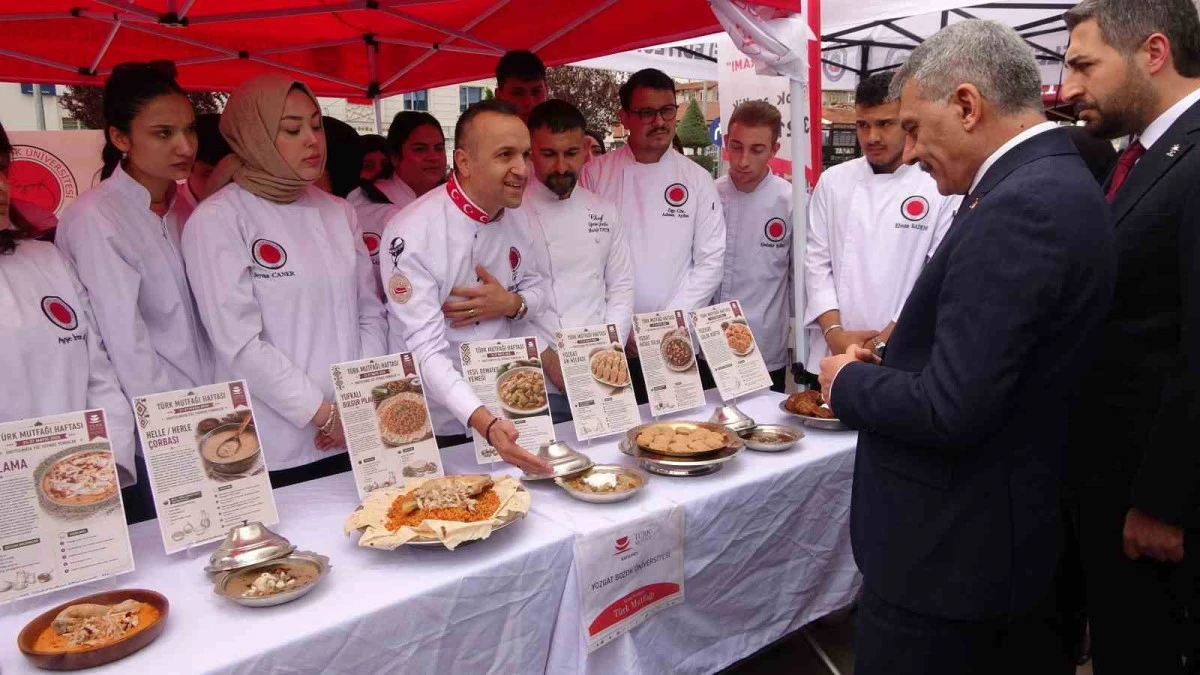 T&Uuml;RK MUTFAĞI HAFTASI&rsquo;NDA YOZGAT&rsquo;IN GELENEKSEL LEZZETLERİ TANITILDI