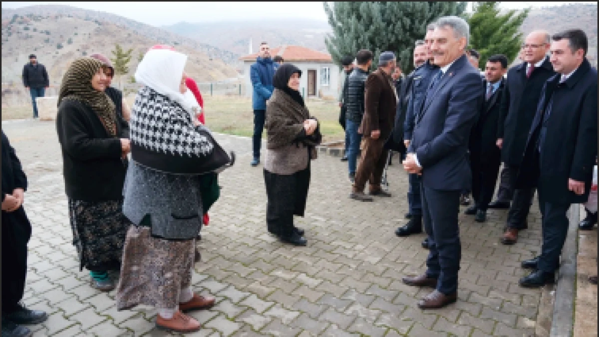 Vali Özkan Tamamlanan  Projeleri İnceledi