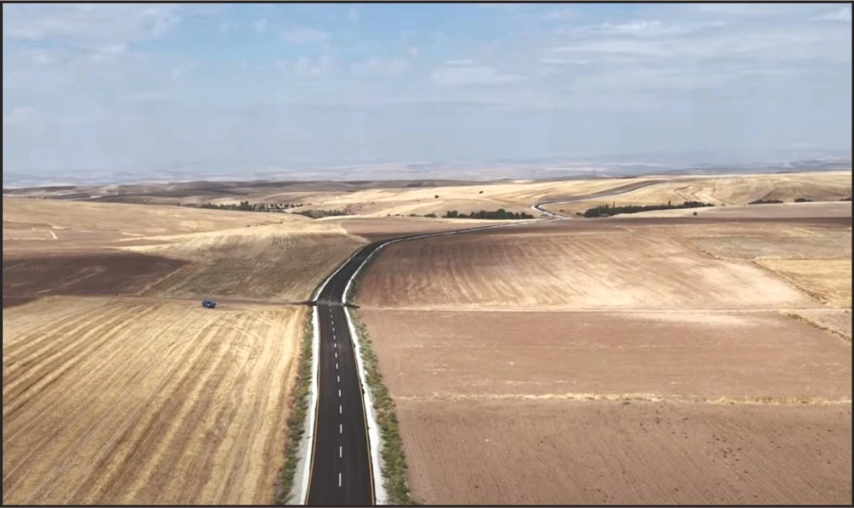 Yerk&ouml;y&rsquo;de 10 kilometrelik yol &ccedil;alışması tamamlandı