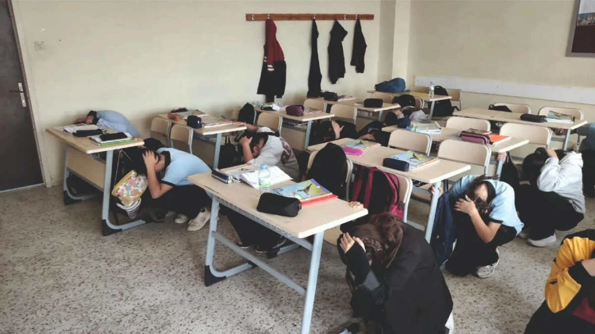 Yerk&ouml;y&rsquo;de afet tatbikatı yapıldı