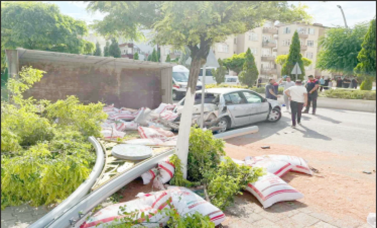 YERKÖY’DE ZİNCİRLEME KAZA