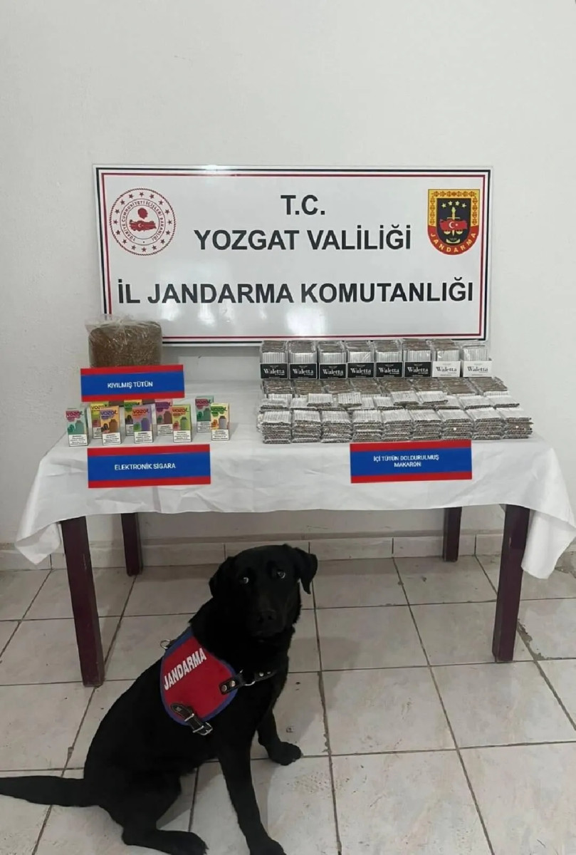 Yozgat İl Jandarma Komutanlığı tarafından kaçak sigara operasyonu düzenlendi.