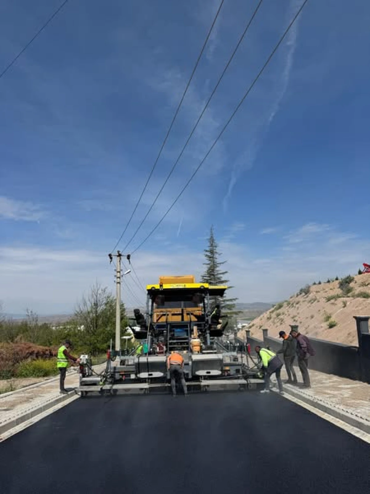 Yozgat OSB de asfalt çalışmaları