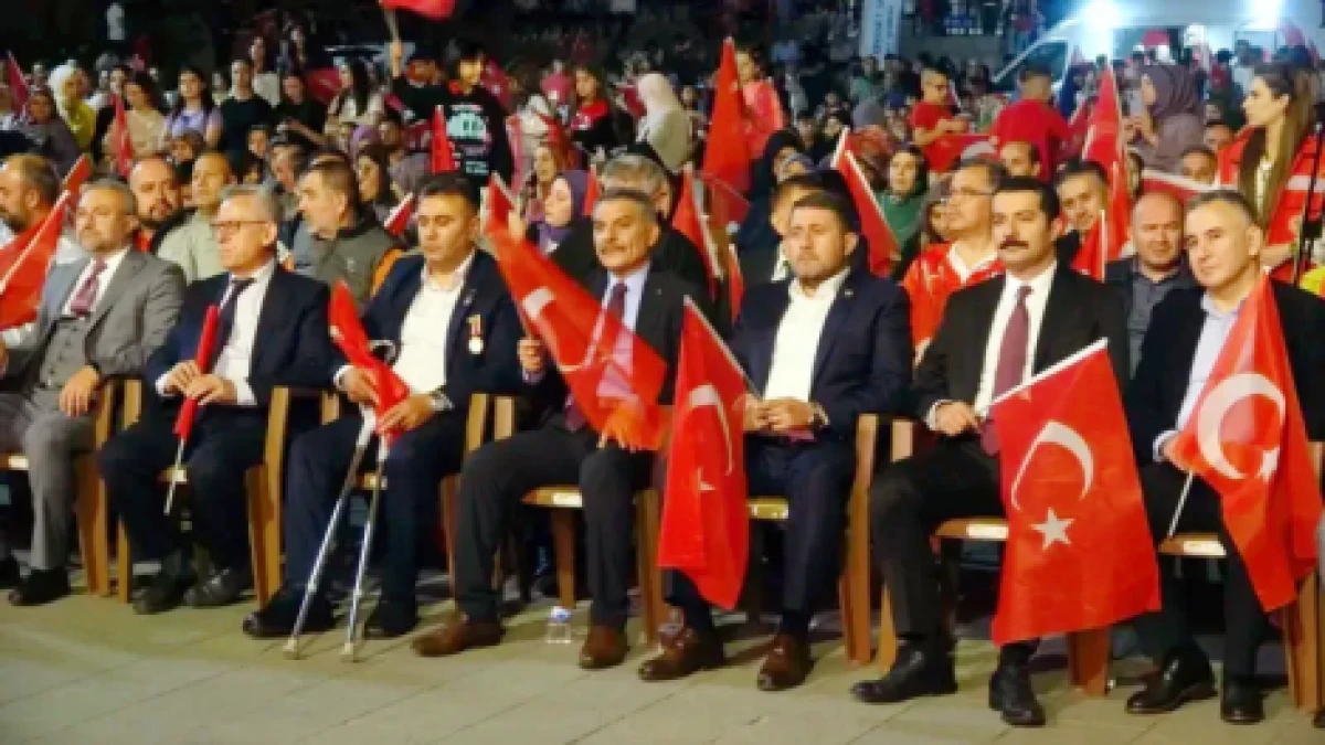 Yozgat’ta 15 Temmuz Demokrasi ve  Milli Birlik Programı düzenlendi