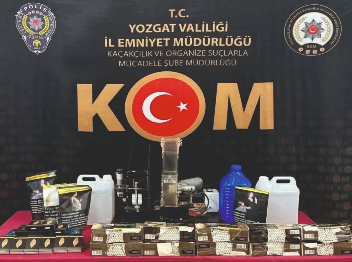 Yozgat'ta ka&ccedil;ak&ccedil;ılığa ağır darbe: 3 g&ouml;zaltı