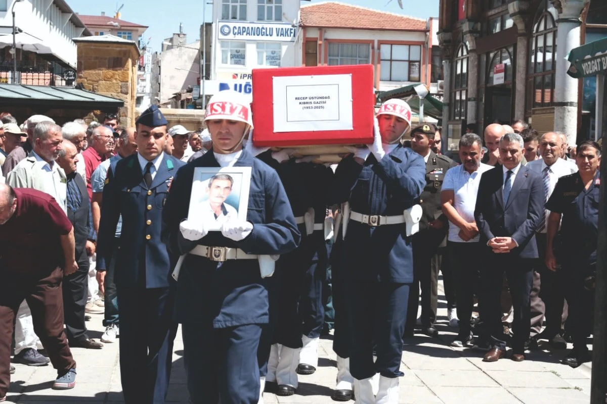 Yozgat'ta Kıbrıs Gazisi Son Yolculuğuna Uğurlandı