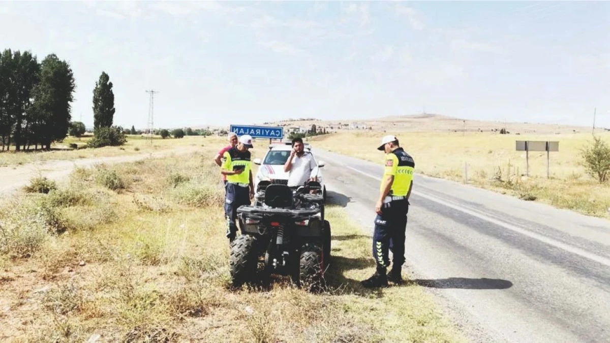 Yozgat’ta Kuralsız Sürüşe Geçit Yok: ATV Sürücüsüne 20 Bin TL Ceza