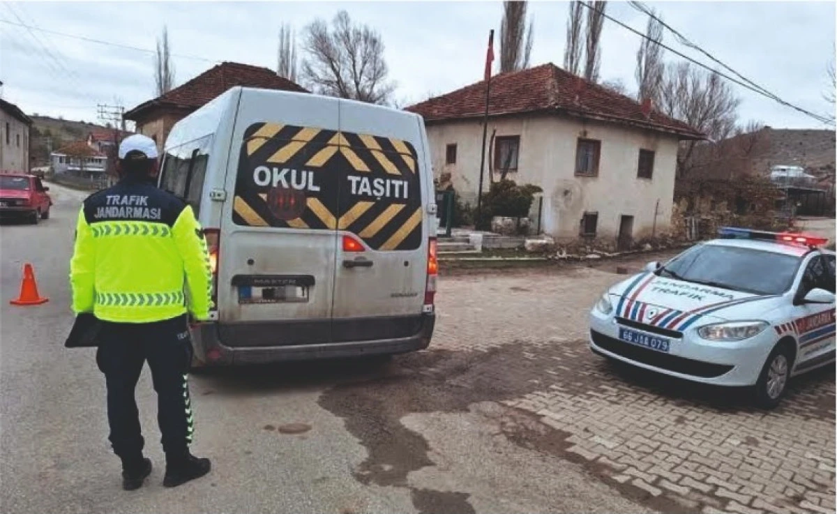 Yozgat&rsquo;ta okul servislerine sıkı denetim