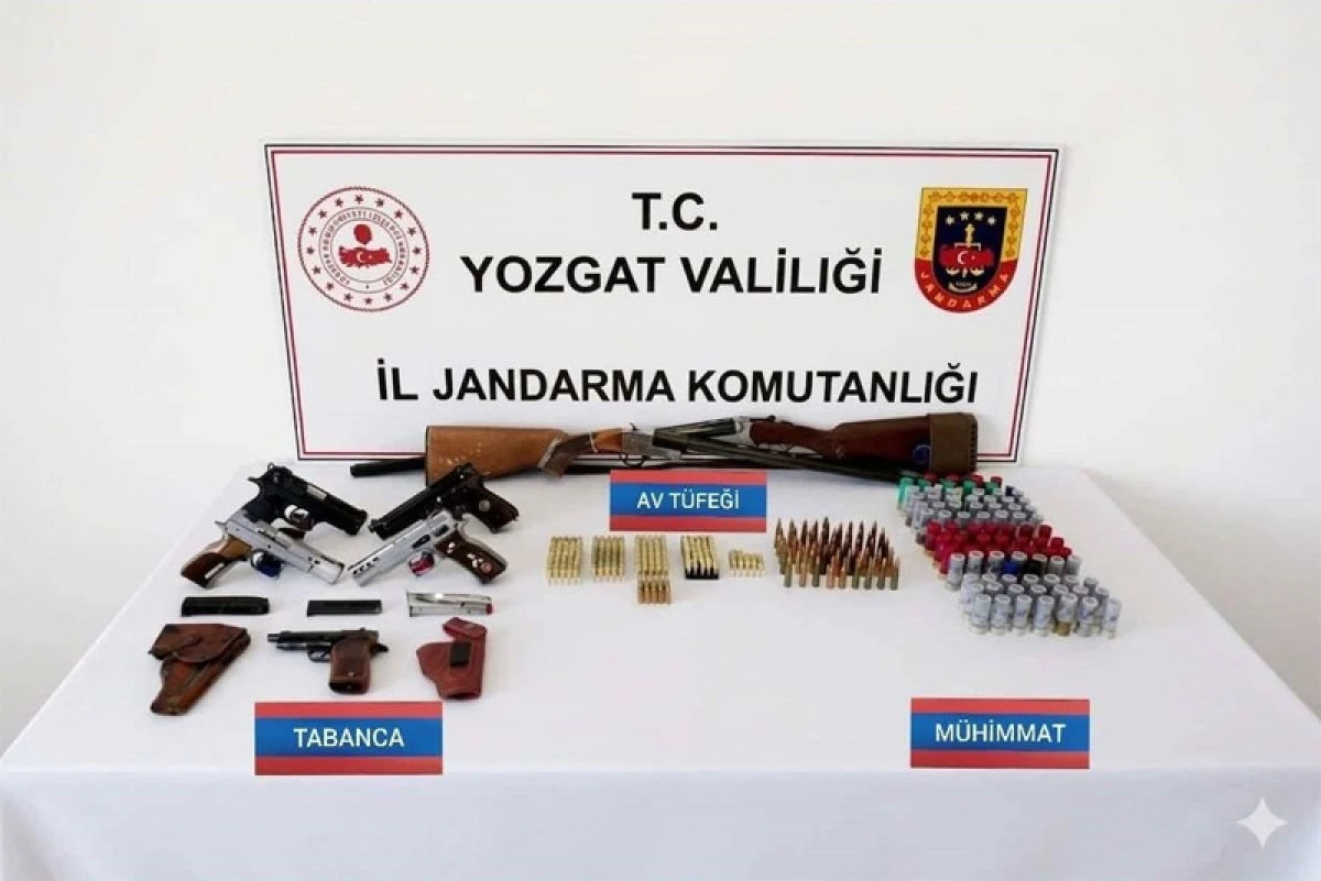 Yozgat&rsquo;ta ruhsatsız silah operasyonu
