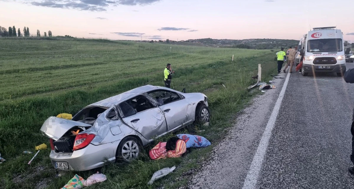 Yozgat&rsquo;ta trafik kazası:1 &ouml;l&uuml; 3 yaralı